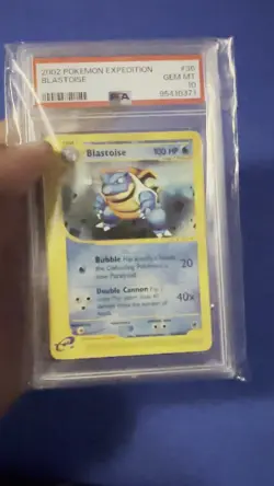 2002 Pokemon Expedition Blastoise #36 PSA 10 - Image 2
