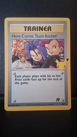 Here Comes Team Rocket! 15/82 Celebrations: Classic Collection Holo Pokemon TCG - Image 1