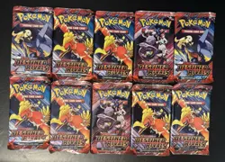 Pokemon Destined Rivals Booster Pack Lot of 10 - New/Sealed - Image 1
