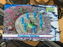 Pokemon The Movie 2000 Prophecy Fulfilled #62 Topps Blue Logo - Image 1