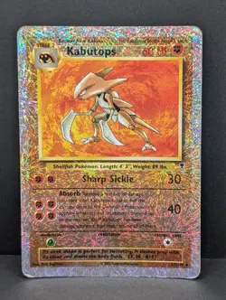 Kabutops 27/110 Legendary Collection Reverse Holo Rare Pokemon TCG fireworks HP - Image 1