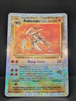 Kabutops 27/110 Legendary Collection Reverse Holo Rare Pokemon TCG fireworks HP - Image 3