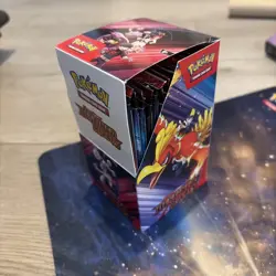 Pokemon TCG Destined Rivals Half Booster Box Brand New ( sleeve opened in store - Image 1