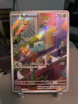 Bulbasaur - NM - 2024 Pokemon Stellar Crown - Illustration Rare - #143 - Image 1