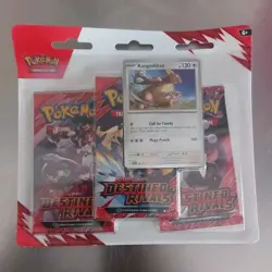 2 x Destined Rivals Triple Blisters - Kangaskhan Zebstrika Pokemon TCG 6 Packs - Image 3