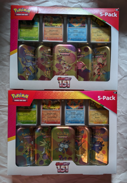 Pokemon Scarlet & Violet - 151 5-pack Mini Tins Costco Bundles (BOTH BUNDLES!) - Image 1