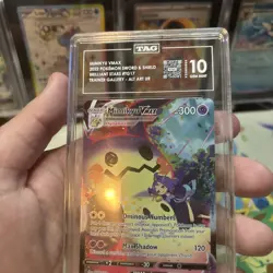 Pokemon Mimikyu VMAX TG17/TG30 Brilliant Stars Trainer Gallery TAG 10 Gem Mint - Image 3