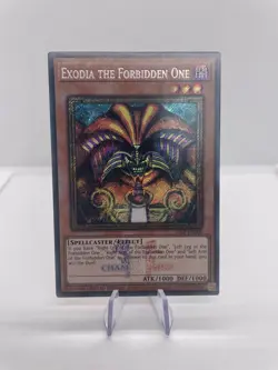 Yugioh! Exodia the Forbidden One EMBLAZONED SECRET 25LP-EN000 WORLD CHAMPIONSHIP - Image 1