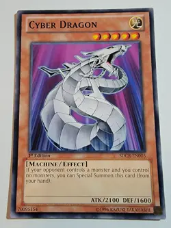 Cyber Dragon - SDCR-EN003 Common 1st Edition Yugioh - Image 1