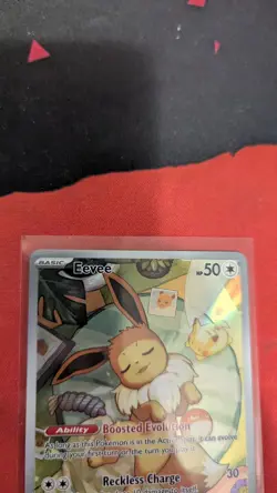 Pokemon Eevee TCG Prismatic Holo Promo Card 173 Evolutions - Image 2