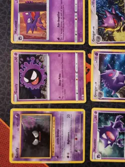 Lot Of 6 Gastly/Haunter/ Gengar Pokemon TCG Cards-27/130 & 18/100 - Image 2