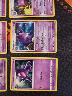 Lot Of 6 Gastly/Haunter/ Gengar Pokemon TCG Cards-27/130 & 18/100 - Image 3