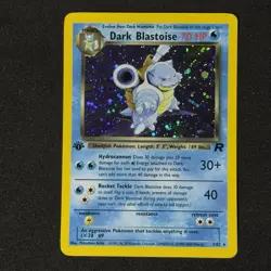 1st Edition Dark Blastoise 3/82 Team Rocket Set Holo Rare 2000 Pokemon Card NM - Image 2