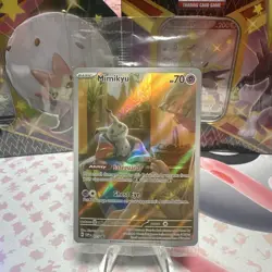 Mimikyu SVP 075 Black Star Promo Scarlet And Violet Pokemon Card Sealed - Image 1