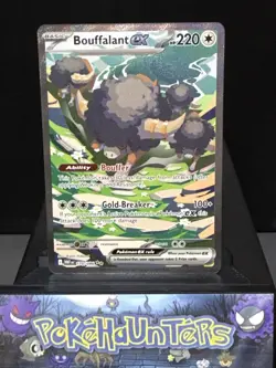 Pokemon Card Bouffalant 170/086 EX White Flare Special Illustration Rare NM - Image 1