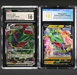 Pokemon Card JPN 210/S-P Rayquaza V Pokemon & VMAX #102 Campaign Promo PSA 10 GM - Image 1