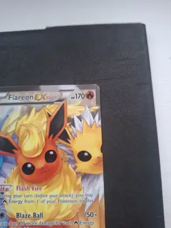 Flareon EX RC28/RC32 Generations Ultra Rare Full Art Holo Pokemon Card - Image 3