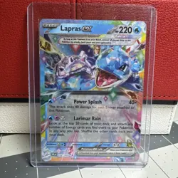 Pokemon TCG Lapras EX Double Rare Card 032/142 Stellar Crown VLP - Image 1