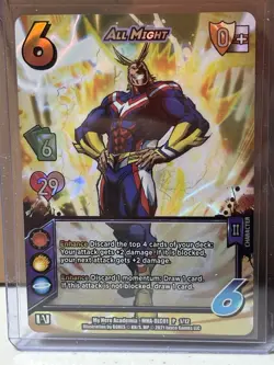 4 All Might Promo Cards 1/12, 2/12, 3/12 And 7/12✨HoLo My Hero Academia ✨ - Image 3