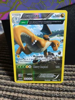 Pokemon TCG Dragonite Roaring Skies Reverse Holo Rare Card 52/108 - Image 1