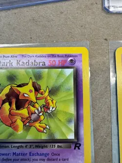 Dark Hypno 26/82 & Dark Kadabra 39/82 Team Rocket Vintage Pokemon Card Lot - Image 5