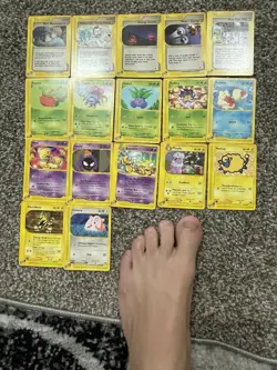 Pokemon TCG e Reader Bulk Lot 17 Cards 2002 Light To Medium Play - Image 1