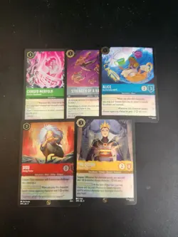 Disney Lorcana Promo Cards X5 Brand New! - Image 1