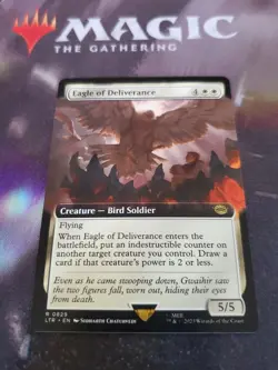 Mtg. Eagle of Deliverance. Extended Art. The Lord of the Rings. Nm - Image 1
