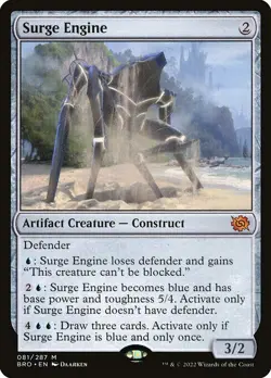 SURGE ENGINE x4 mtg NM-M The Brothers War 4 Mythic - Image 1
