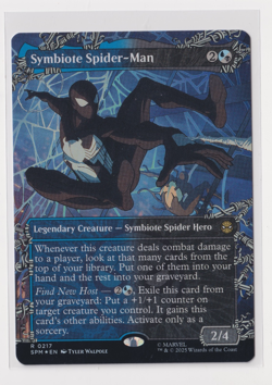 MTG x Marvel's Spider-Man Symbiote (0217) (Borderless Foil) - NM / M - Image 1