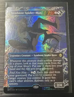 MTG x Marvel's Spider-Man Symbiote (0217) (Borderless Foil) - NM / M - Image 2