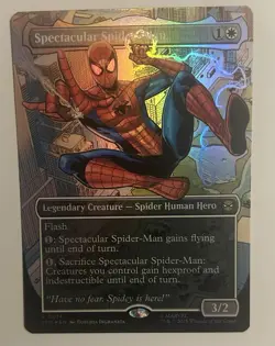 Spectacular Spider-Man (Borderless) Marvel's Spider-Man Foil 0014 NM - Image 1