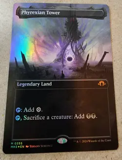 Phyrexian Tower - #355 Foil (Borderless) Modern Horizons 3 - Mtg - Image 1