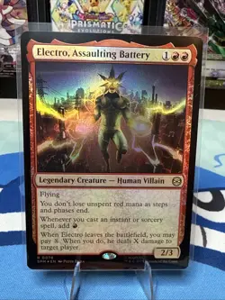 FOIL Electro, Assaulting Battery - Spiderman - SPM MTG - Image 1