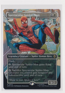 MTG x Marvel's Spider-Man Spectacular (0014) (Borderless Foil) - NM / M - Image 1