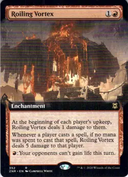 MTG Roiling Vortex (Extended Art) (352) | NM | Zendikar Rising (ZNR) - Image 1