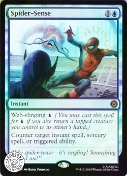 MTG Spider-Sense (46) | NM Foil | Spider-Man (SPM) - Image 1