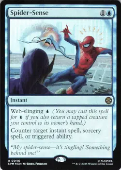 MTG Spider-Sense (46) | NM Foil | Spider-Man (SPM) - Image 2