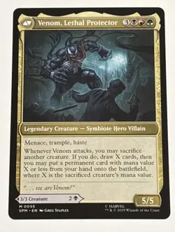 MTG Universes Beyond: Spider-man Eddie Brock 0055 NM Mythic - Image 2