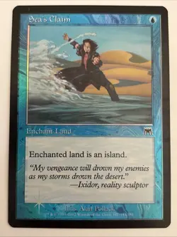 MTG Onslaught Sea's Claim Foil 113/350 MP - Image 1