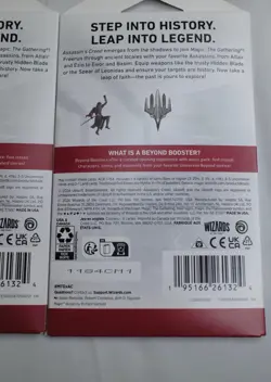 4x Magic The Gathering Universes Beyond: Assassin's Creed Sleeved Booster Packs - Image 3