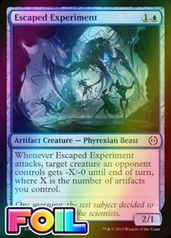 x1 Escaped Experiment ONE MTG 48/271 FOIL COMMON M/NM 1x - Image 1