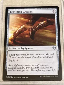 Lightning Greaves Commander Masters Regular - Image 1
