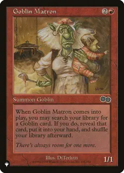 MTG Magic the Gathering Goblin Matron (USG-191/2851) The List NM - Image 1