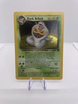 Pokemon TCG Dark Arbok Team Rocket 2/82 Unlimited Holo Rare [LP Condition] - Image 1