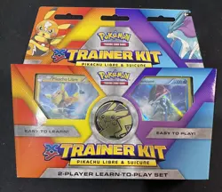 Pokemon Pikachu Libre and Suicune XY Trainer Kit Trading Card Game 2016 SEALED! - Image 1
