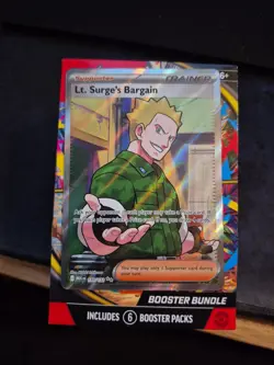 Lt. Surge's Bargain 170/132 - Full Art - Pokemon Mega Evolution - Image 1