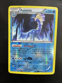 TCG Pokemon English Aurorus 26/111 XY - Furious Fists Reverse Holo LP - Image 1