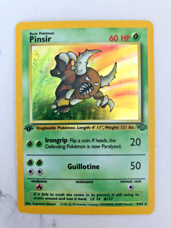 1999 Pokemon Pinsir 09/64 1st Edition Jungle Holo NM+ PACK FRESH - Image 1