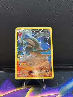 Pokemon TCG Black Kyurem XY80 Full Art Black Star Holo - Image 1